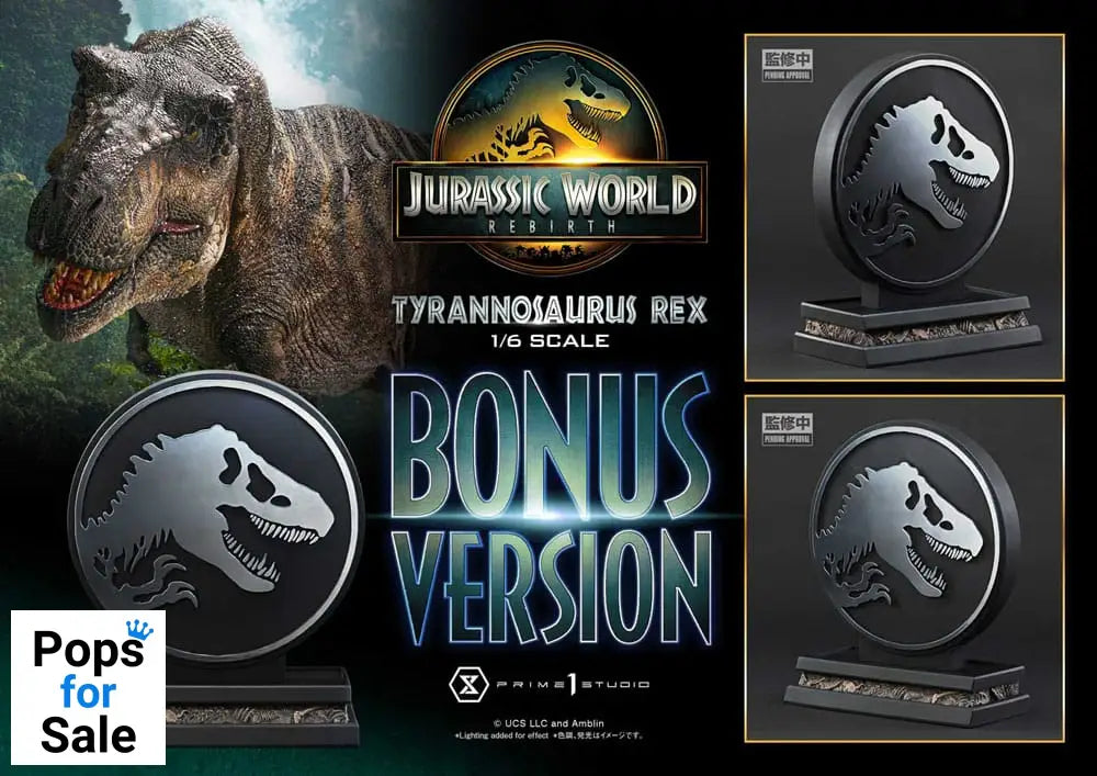 Jurassic World Rebirth Legacy Museum Collection Statue 1/6 Tyrannosaurus Rex Bonus Version 94 cm
