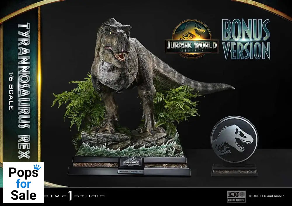 Jurassic World Rebirth Legacy Museum Collection Statue 1/6 Tyrannosaurus Rex Bonus Version 94 cm