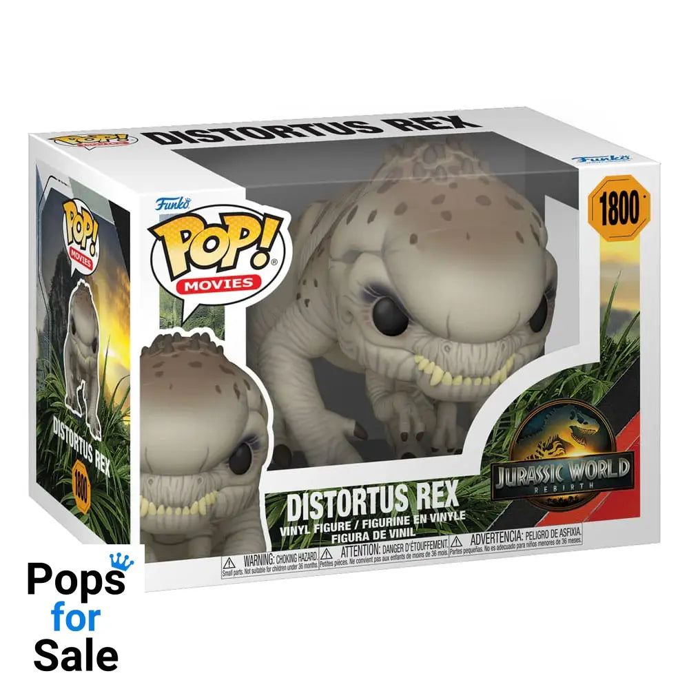 Jurassic World Rebirth POP! Movies Vinyl Figure Distortus Rex 9 cm