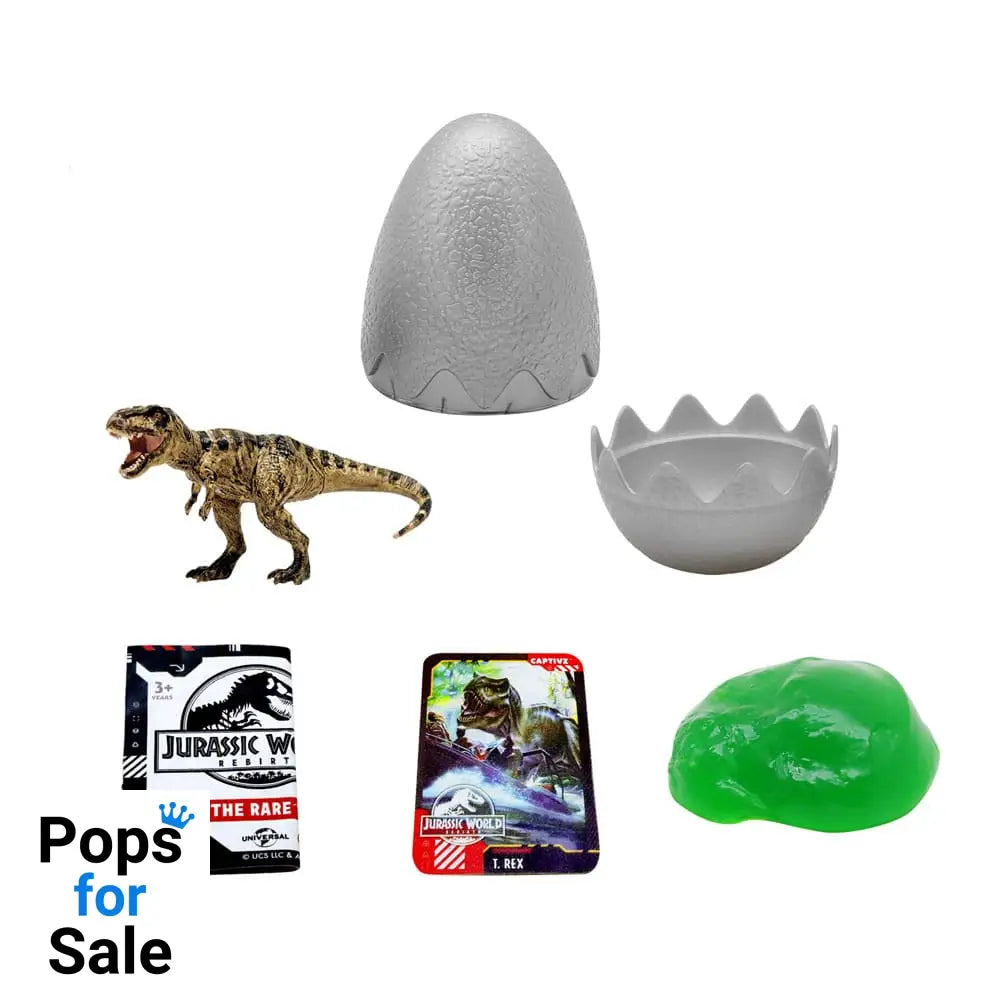Jurassic World Rebirth Pop N Lock Breach Blind Box Captivz Build n Battle Dinos Display (12) Mini-figures