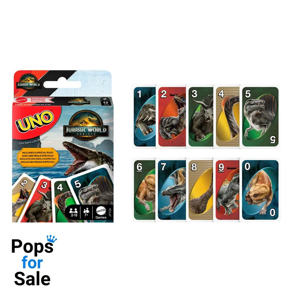 Jurassic World Rebirth UNO Card Game