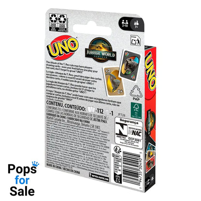 Jurassic World Rebirth UNO Card Game Card Games