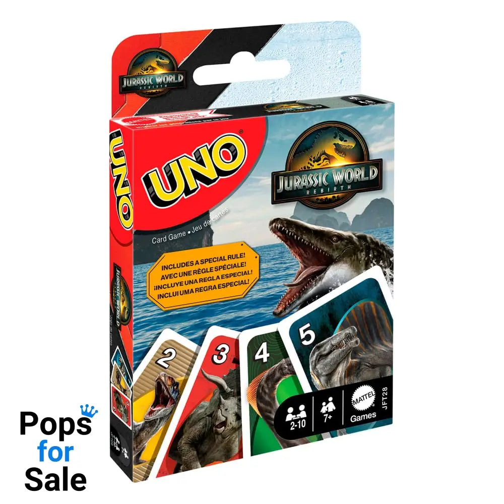 Jurassic World Rebirth UNO Card Game