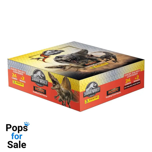 Jurassic World Roar Trading Cards Fat Packs Display (10) Trading cards