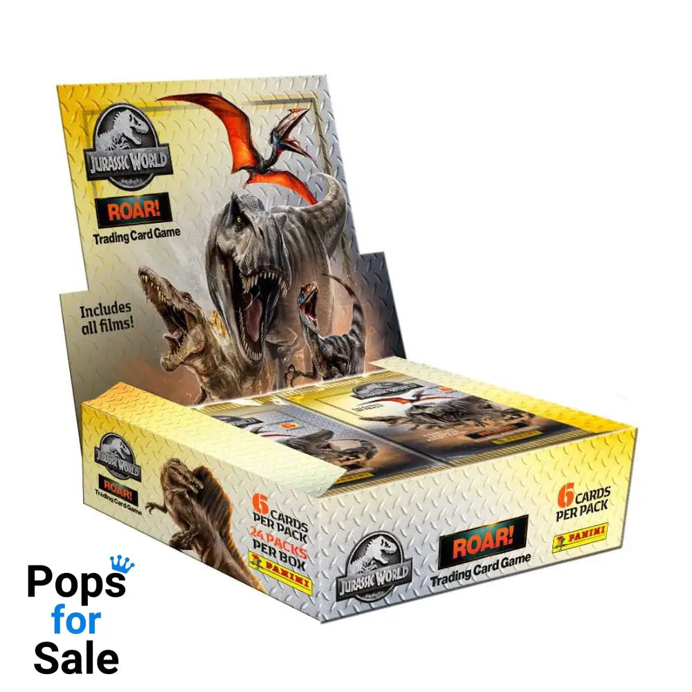 Jurassic World Roar Trading Cards Flow Packs Display (24)