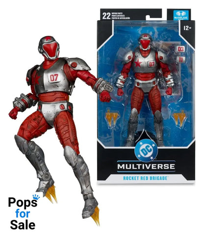 Justice League: Generation Lost DC Multiverse Action Figure Rocket Red Brigade 18 cm