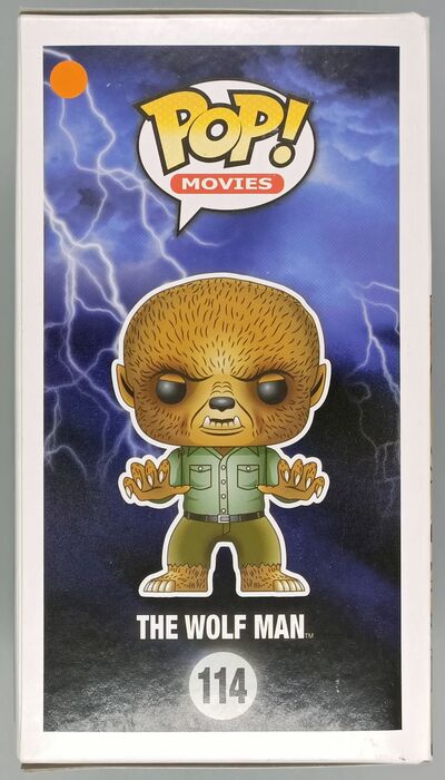 #114 The Wolf Man - Universal Monsters - Box Damaged Funko POP