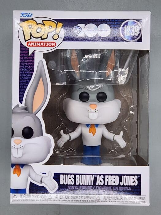 1239 Bugs Bunny (as Fred Jones) - Scooby Doo Funko POP - Box Damaged