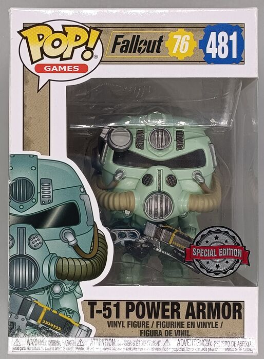 #481 T-51 Power Armor (Green) - Fallout 76 - BOX DAMAGE