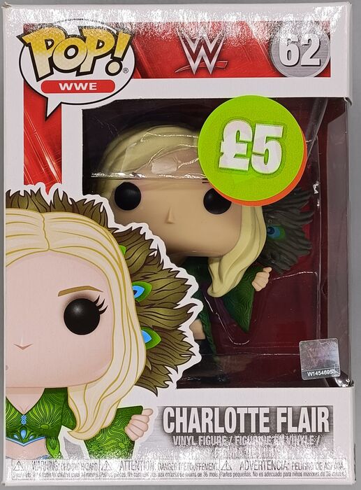 #62 Charlotte Flair - WWE - Box Damaged Funko POP