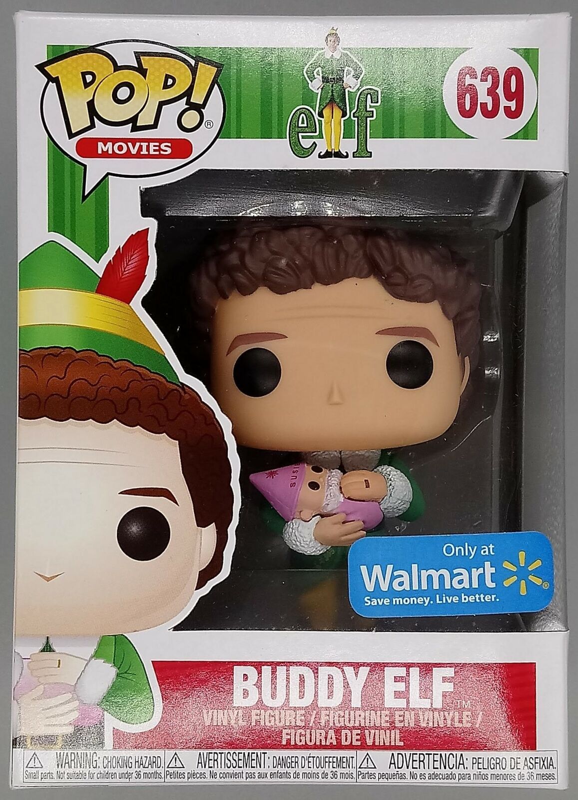 639 Buddy Elf (w/ Baby) - Elf Funko POP