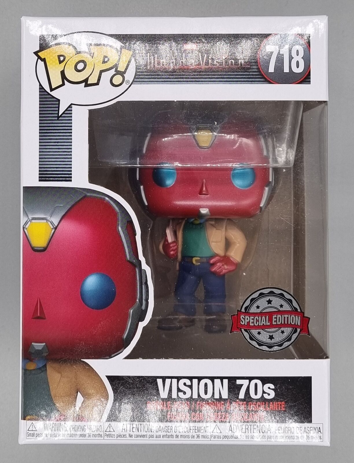 #718 70s Vision - Marvel Wandavision Funko POP