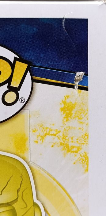 #289 Thanos (Yellow) Chrome Marvel Avengers Infinity Box Damaged Funko POP