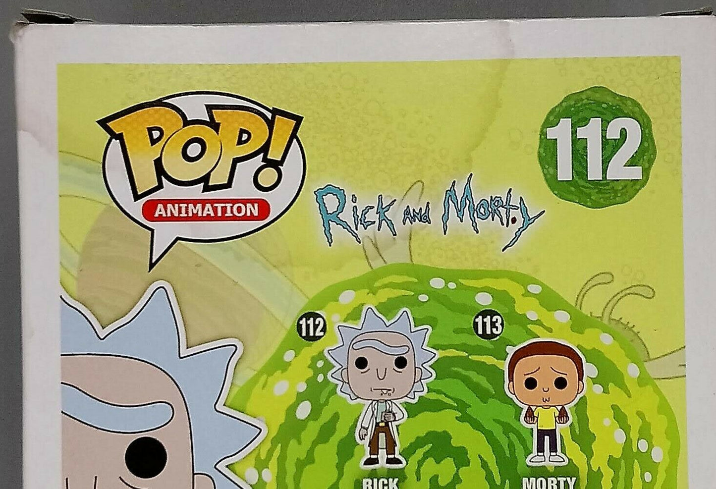 112 Rick - Rick and Morty - Box Damaged Funko POP