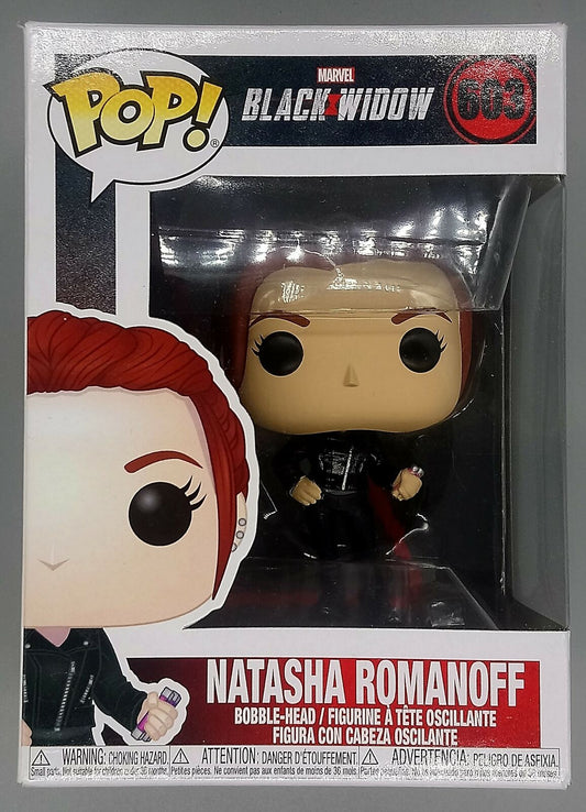 #603 Natasha Romanoff - Marvel Black Widow - Box Damaged Funko POP