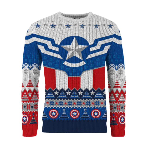 Sam Wilson Captain America Christmas Jumper (Size M)