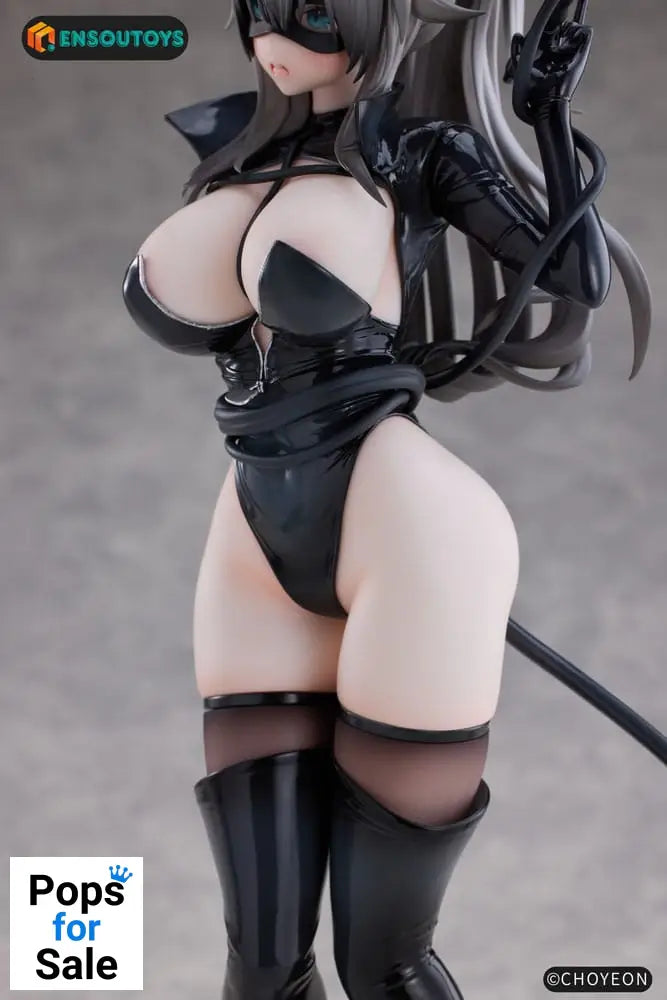 K Pring Original Character Statue 1/6 Cat Woman Happy-chan Different Color Edition 27 cm