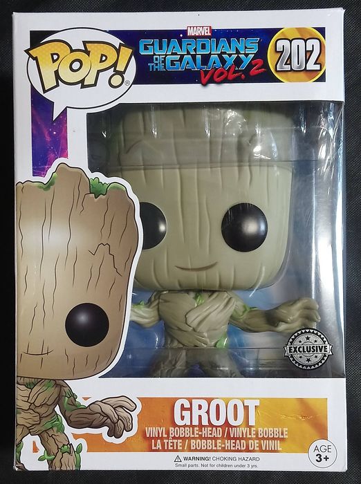 202 Groot  10 Inch  Marvel Guardians of the Galaxy 2 Funko POP - Box Damaged