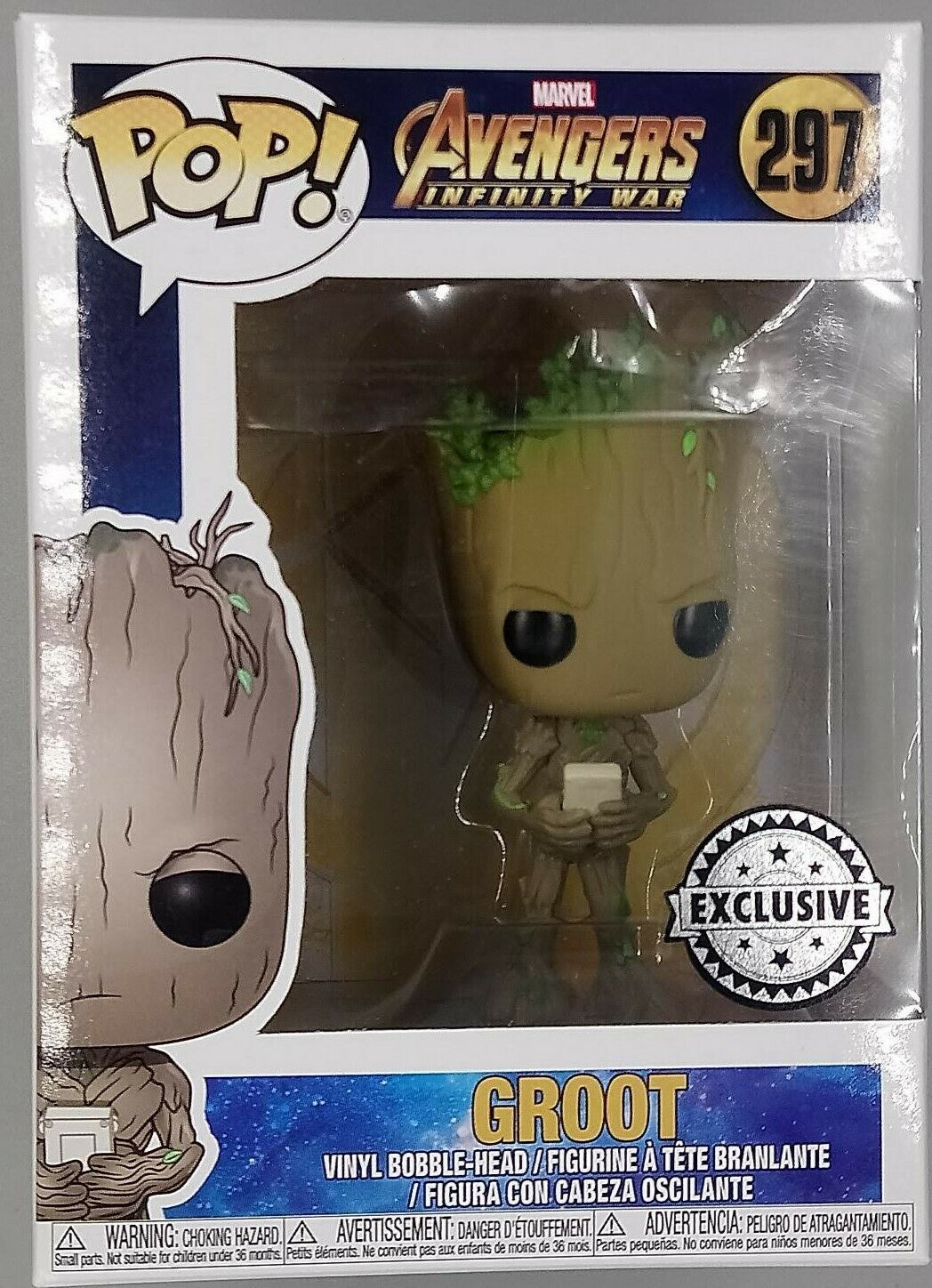 #297 Groot (w/ Game) - Marvel Avengers Infinity War Funko POP