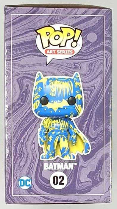 02 Batman (Blue/Yellow) - DC Art Series - Funko POP