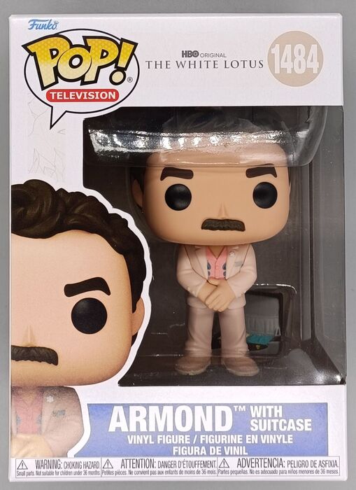 1484 Armond with Suitcase - White Lotus Funko POP Brand New