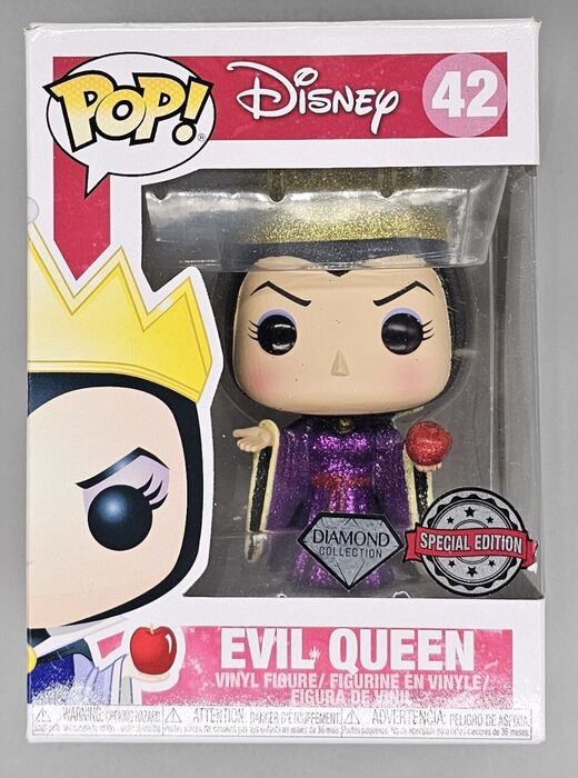 42 Evil Queen - Diamond - Disney Snow White - Box Damaged Funko POP