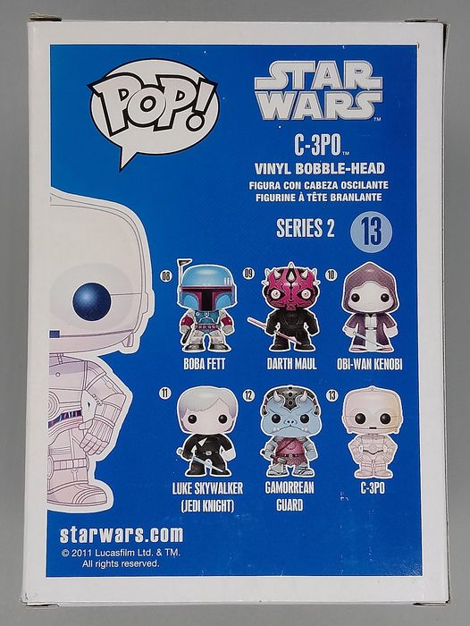 13 C-3PO - Star Wars - Funko POP - Box Damaged