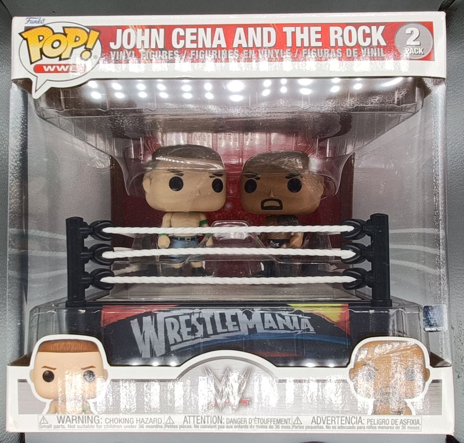 John Cena and The Rock Deluxe Pop WWE Funko POP