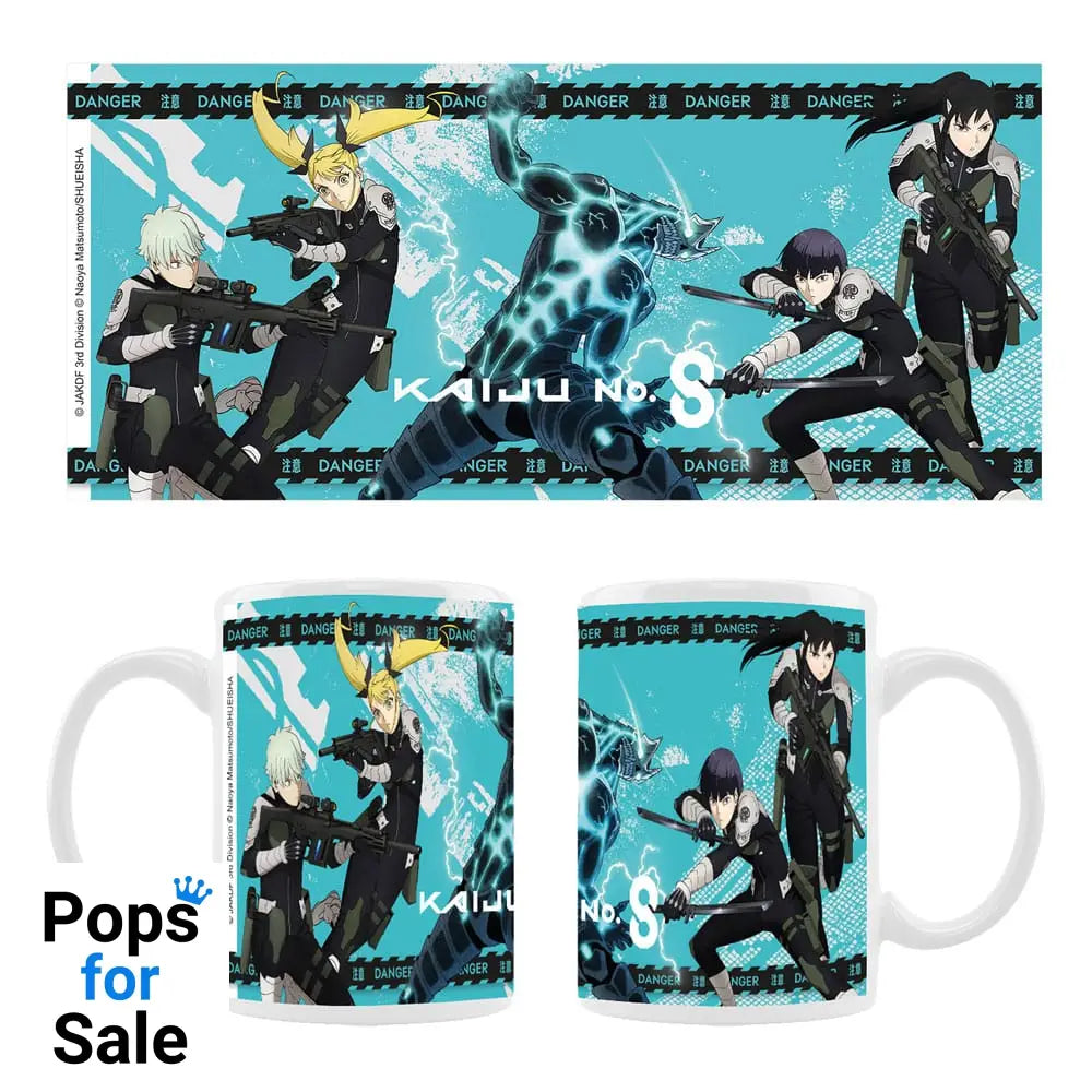 Kaiju No. 8 Ceramic Mug Kaiju No. 8, Reno Ichikawa, Soshiro Hoshina, Mina Ashira, Kikoru Shinomiya Season 2