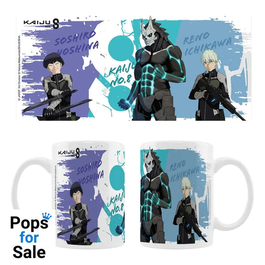 Kaiju No. 8 Ceramic Mug Kaiju No. 8, Reno Ichikawa, Soshiro Hoshina Season 2