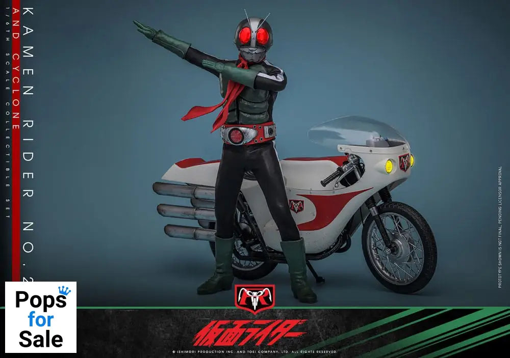 Kamen Rider 1/6 Kamen Rider No. 2 and Cylone 30 cm Action figures