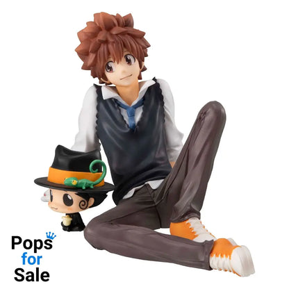Katekyo Hitman Reborn! G.E.M. Series PVC Statue Tsuna & Reborn & Hibari & Hibird Palm Size Set 8 cm