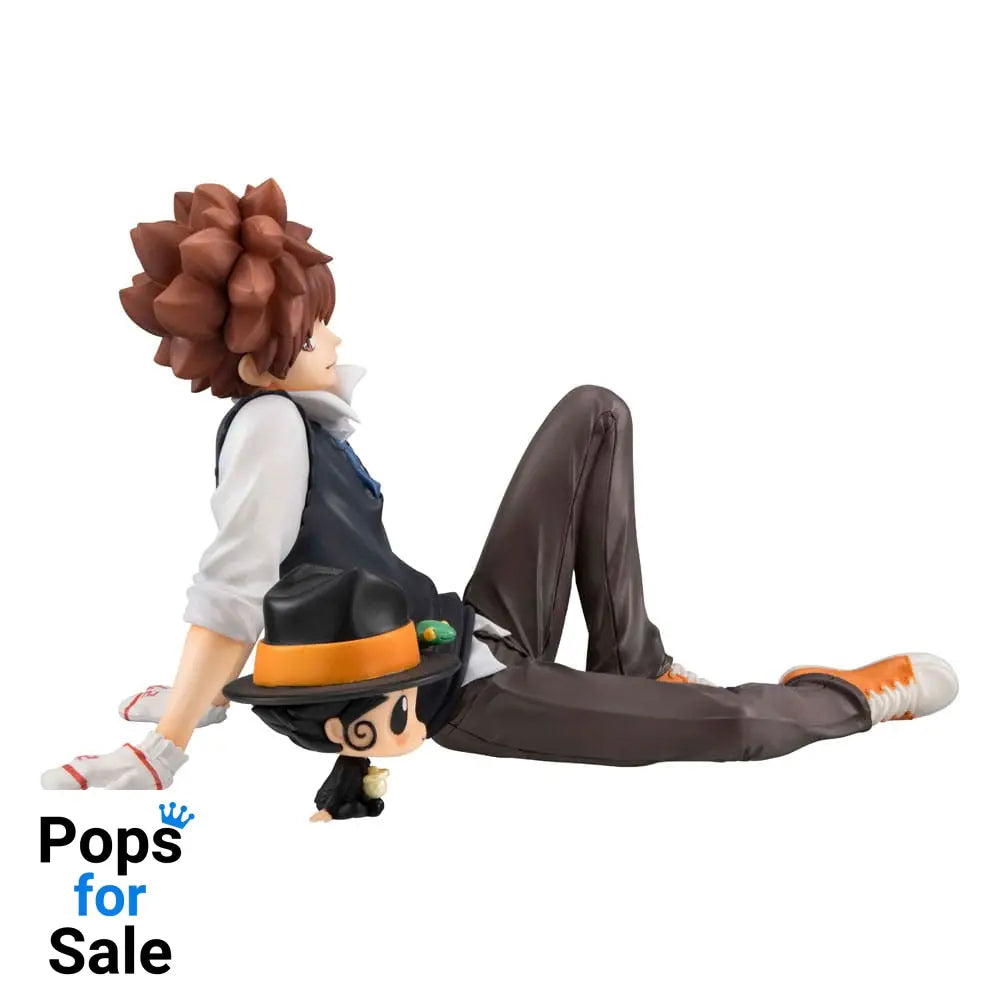 Katekyo Hitman Reborn! G.E.M. Series PVC Statue Tsuna & Reborn Palm Size 9 cm