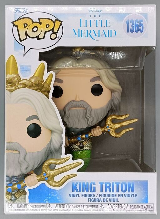 1365 King Triton - Disney The Little Mermaid Funko POP - Brand New