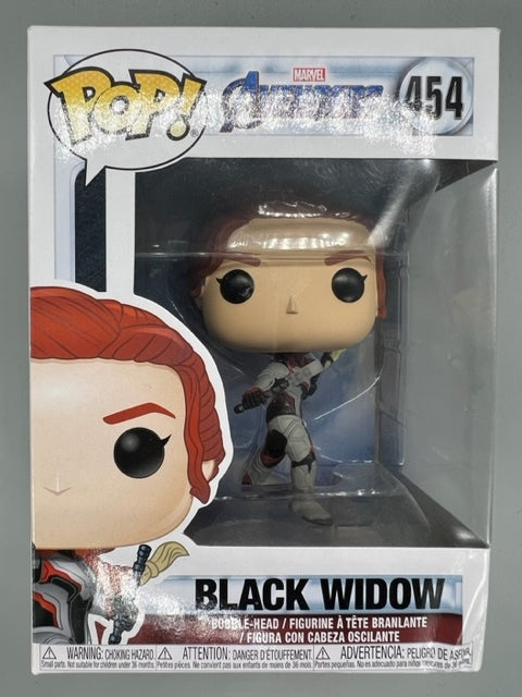 454 Black Widow (Team Suit) Marvel Avengers Endgame Box Damaged Funko POP