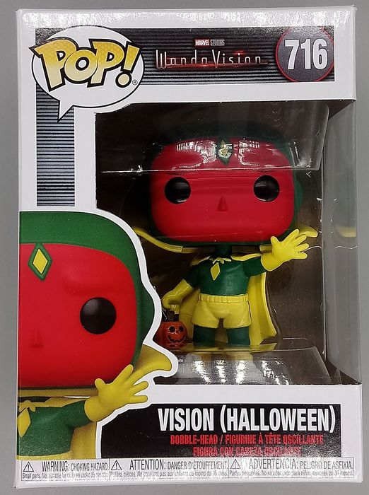 #716 Halloween Vision - Marvel Wandavision Box Damaged Funko POP