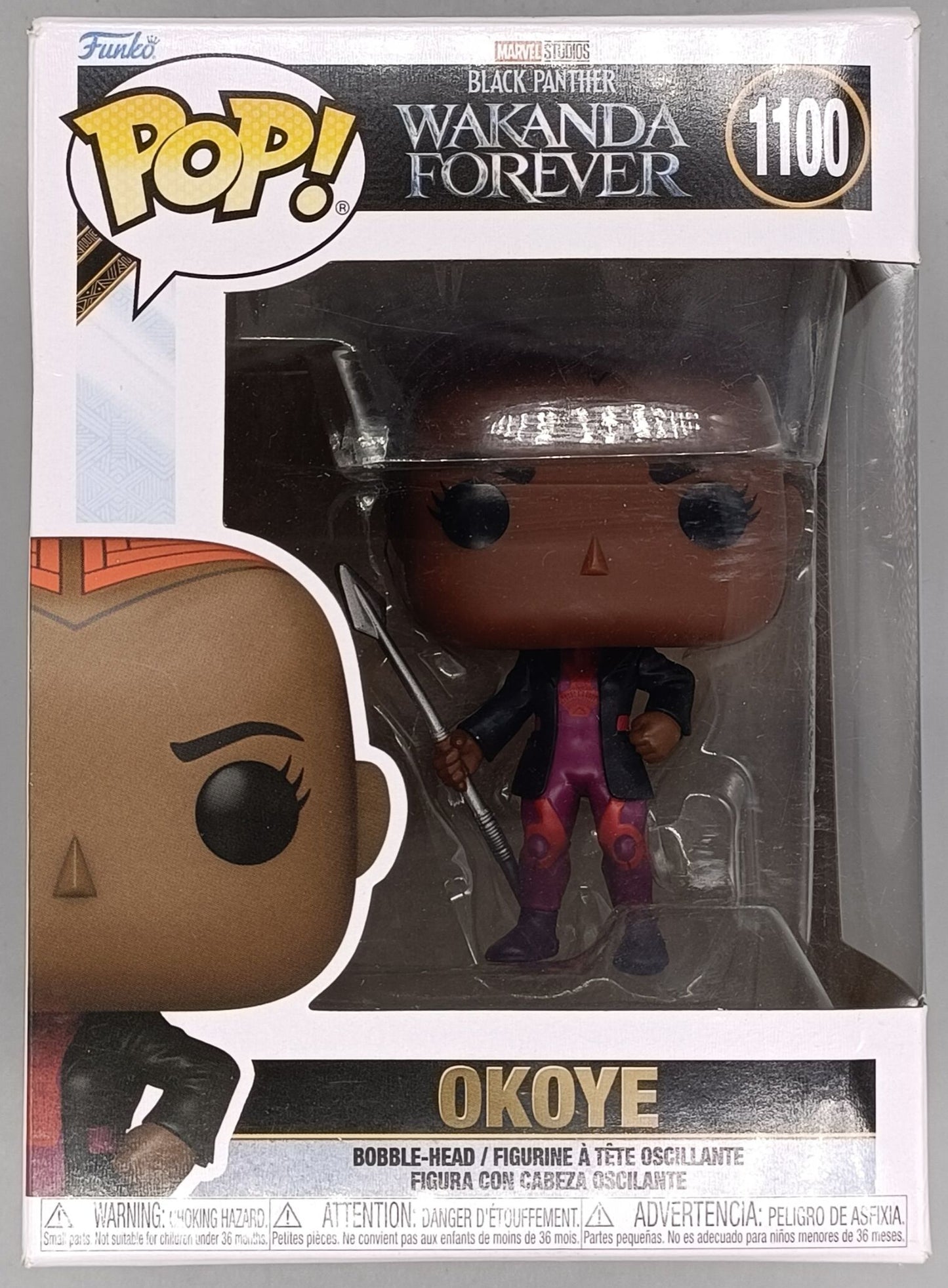 1100 Okoye - Marvel Wakanda Forever  - Funko POP - Box Damaged