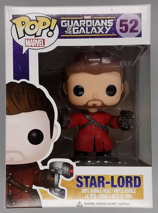 #52 Star-Lord (Unmasked) Marvel Guardians of the Galaxy Box Damaged Funko POP