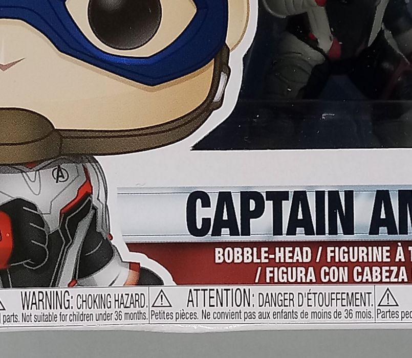 #450 Captain America (Team Suit) Marvel Avengers Box Damaged Funko POP