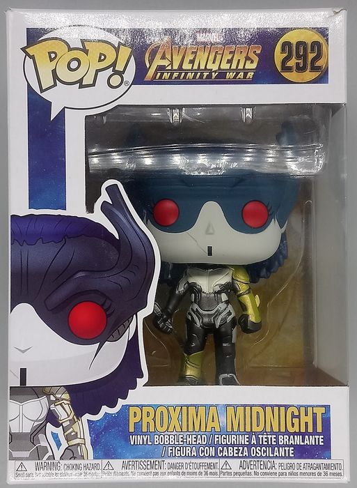 #292 Proxima Midnight - Marvel Avengers Infinity War Box Damaged Funko POP