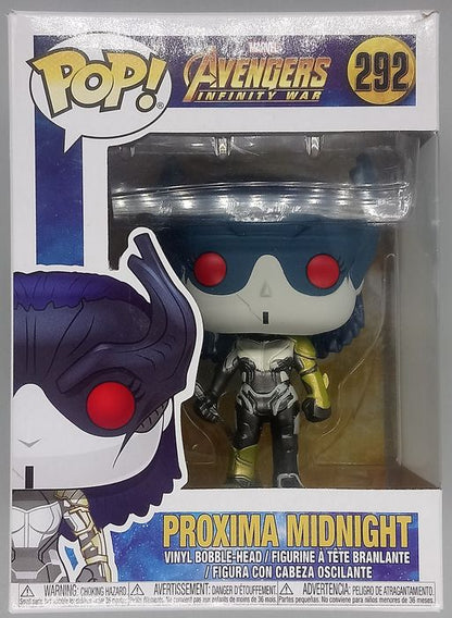 #292 Proxima Midnight - Marvel Avengers Infinity War Box Damaged Funko POP