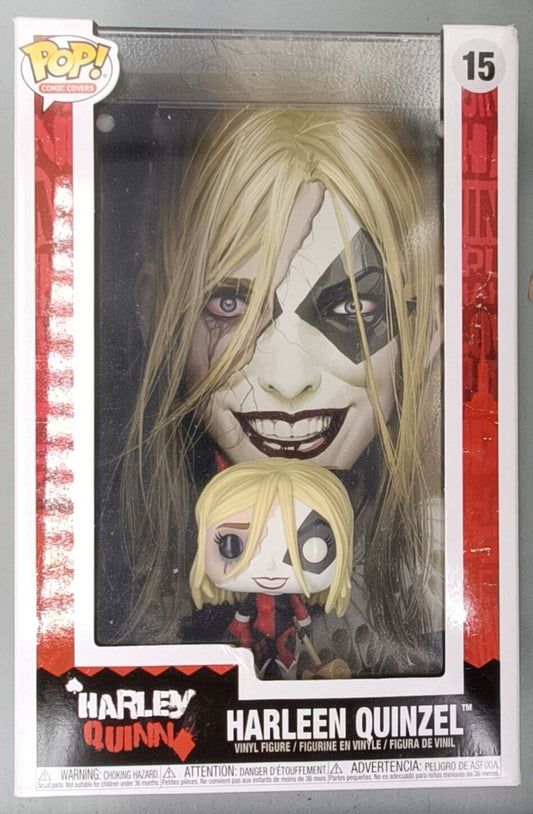 15 Harleen Quinzel - DC - Comic Cover Funko POP - Box Damaged