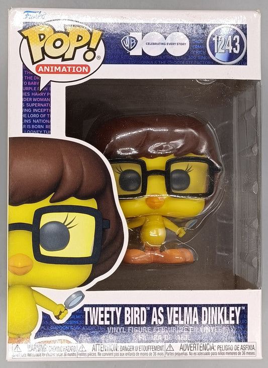 1243 Tweety Bird (as Velma Dinkley) Scooby Doo Looney Tunes Funko POP - Box Damaged