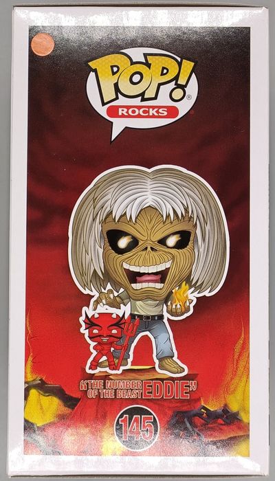 145 The Number of the Beast Eddie - Iron Maiden Funko POP - Box Damaged