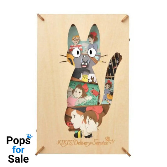 Kiki's Delivery Service Paper Model Kit Paper Theater Wood Style Silhouette Jiji