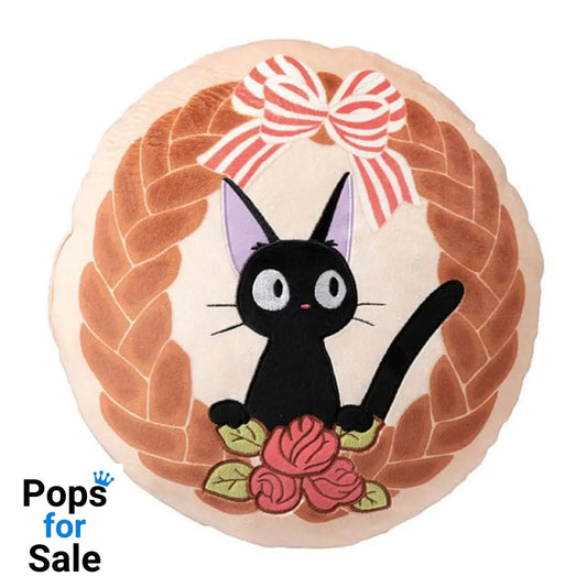 Kiki's Delivery Service Pillow Jiji Bread Wreath 35 x 35 cm