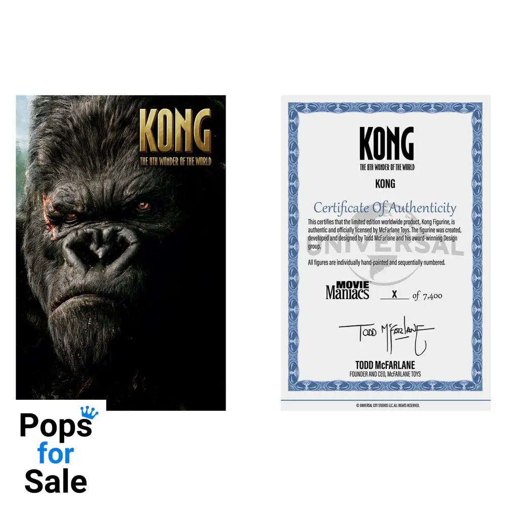 King Kong (2005) Movie Maniacs PVC Statue Kong 17 cm Statues