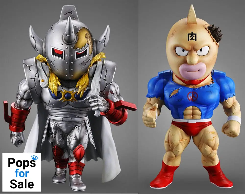 Kinnikuman Sofvi Soft Vinyl Figure Defo Burst Muscle Kinnikuman & Goldman