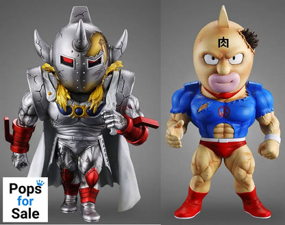 Kinnikuman Sofvi Soft Vinyl Figure Defo Burst Muscle Kinnikuman & Goldman
