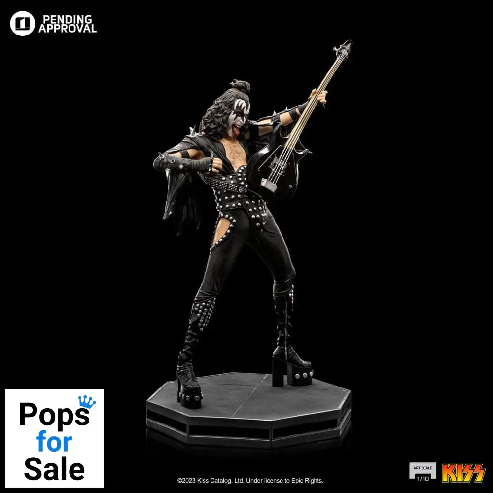 Kiss Art Scale Statue 1/10 Gene Simons Limited Edtition 26 cm